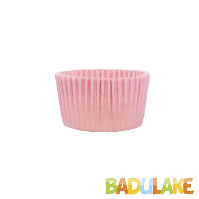 Forminha Cupcake Liso Rosa - 45 unidades