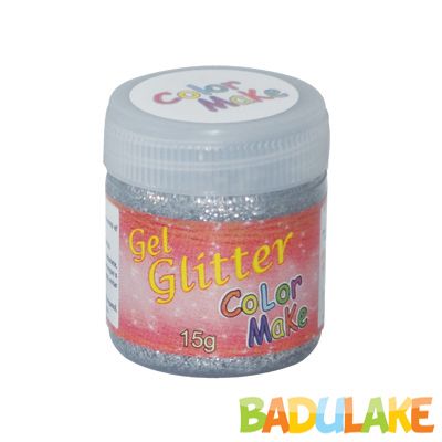 Gel Glitter 15 gramas Colormake Prata