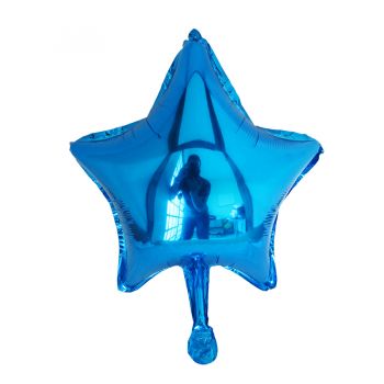 Balão Metalizado Estrela 18'' polegadas Azul