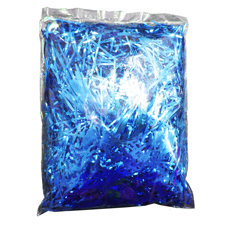 Saquinho de Papel Picado Metalizado Azul 20 Gramas Ref. 038C