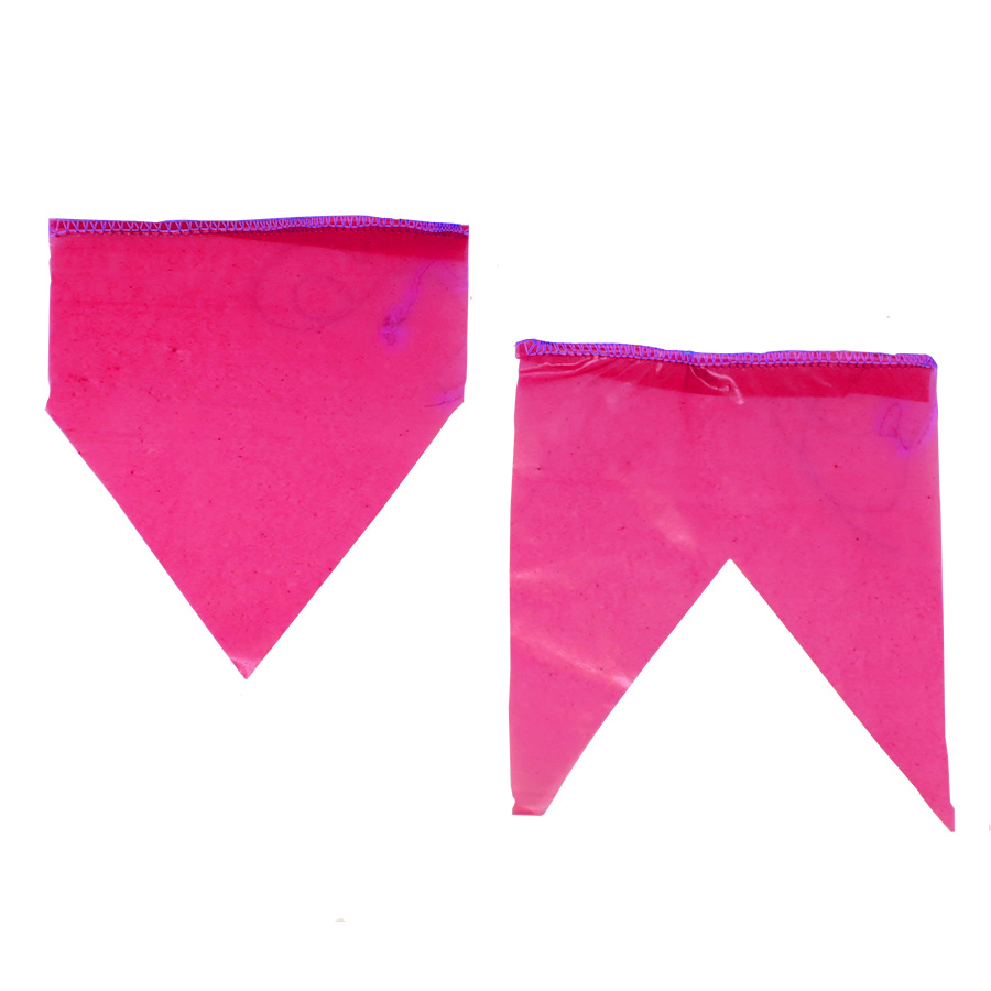 Bandeirinha de Festa Junina Plástico com 10 metros - Rosa
