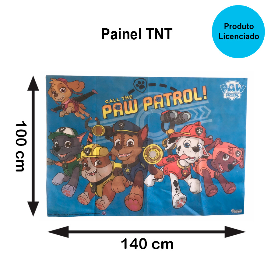 Painel TNT Patrulha Canina (Paw Patrol)