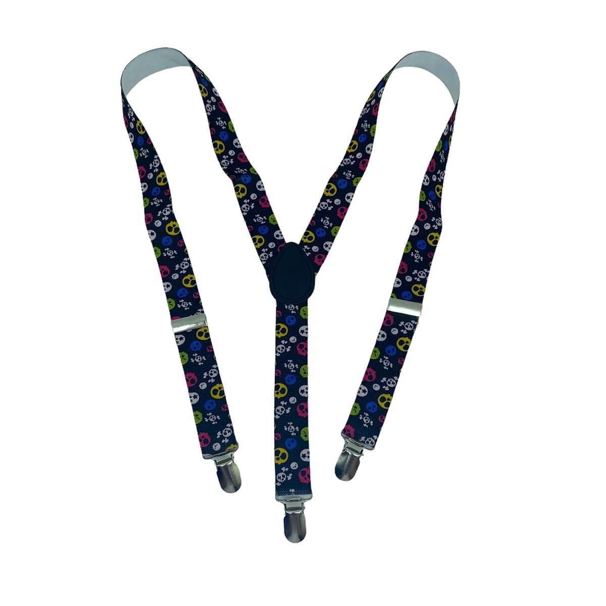 Suspensório Estampado para Fantasia Caveira