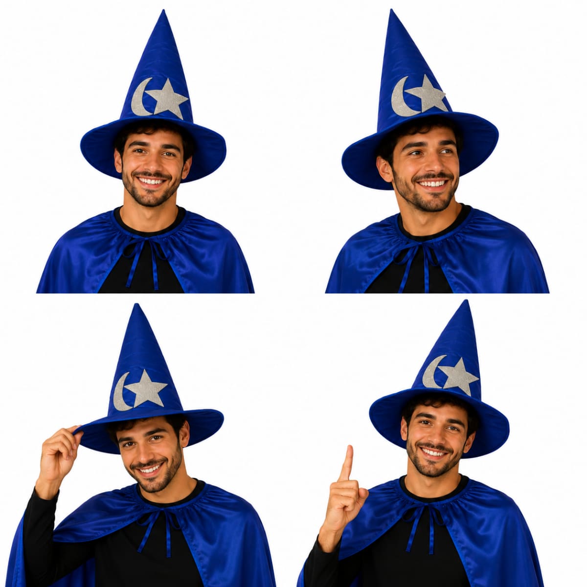 Chapéu de Mago Cosplay Halloween
