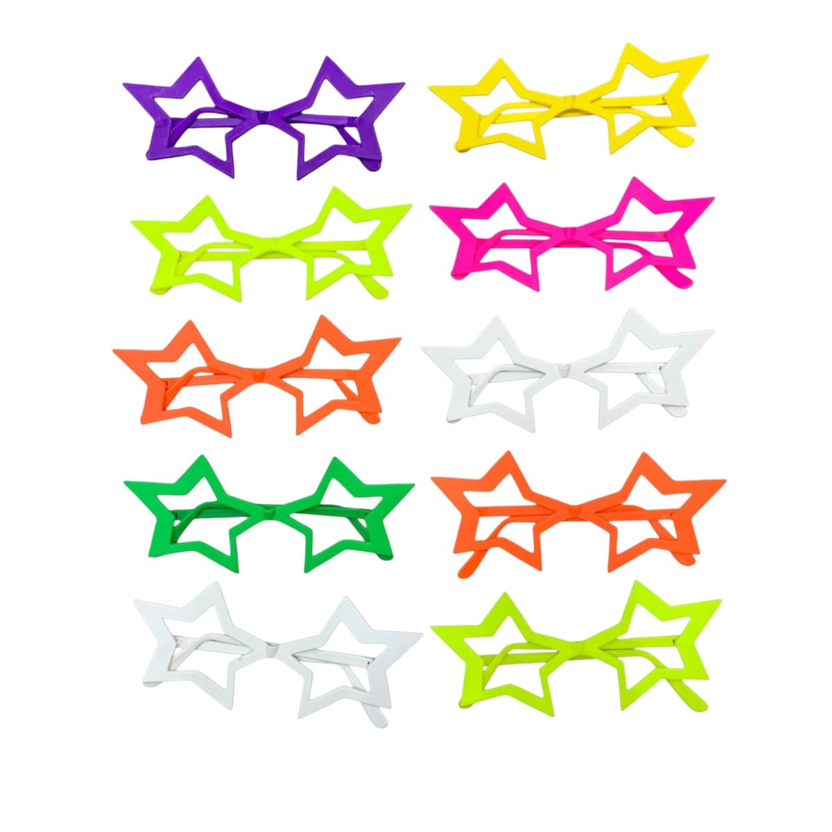 Óculos Estrela Chic sem Lentes - 10 unidades