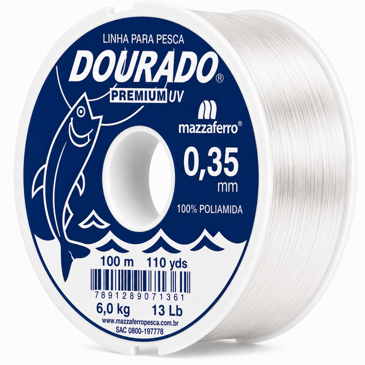 Linha de Nylon 0,35 mm 100 metros para Decoração com Balões