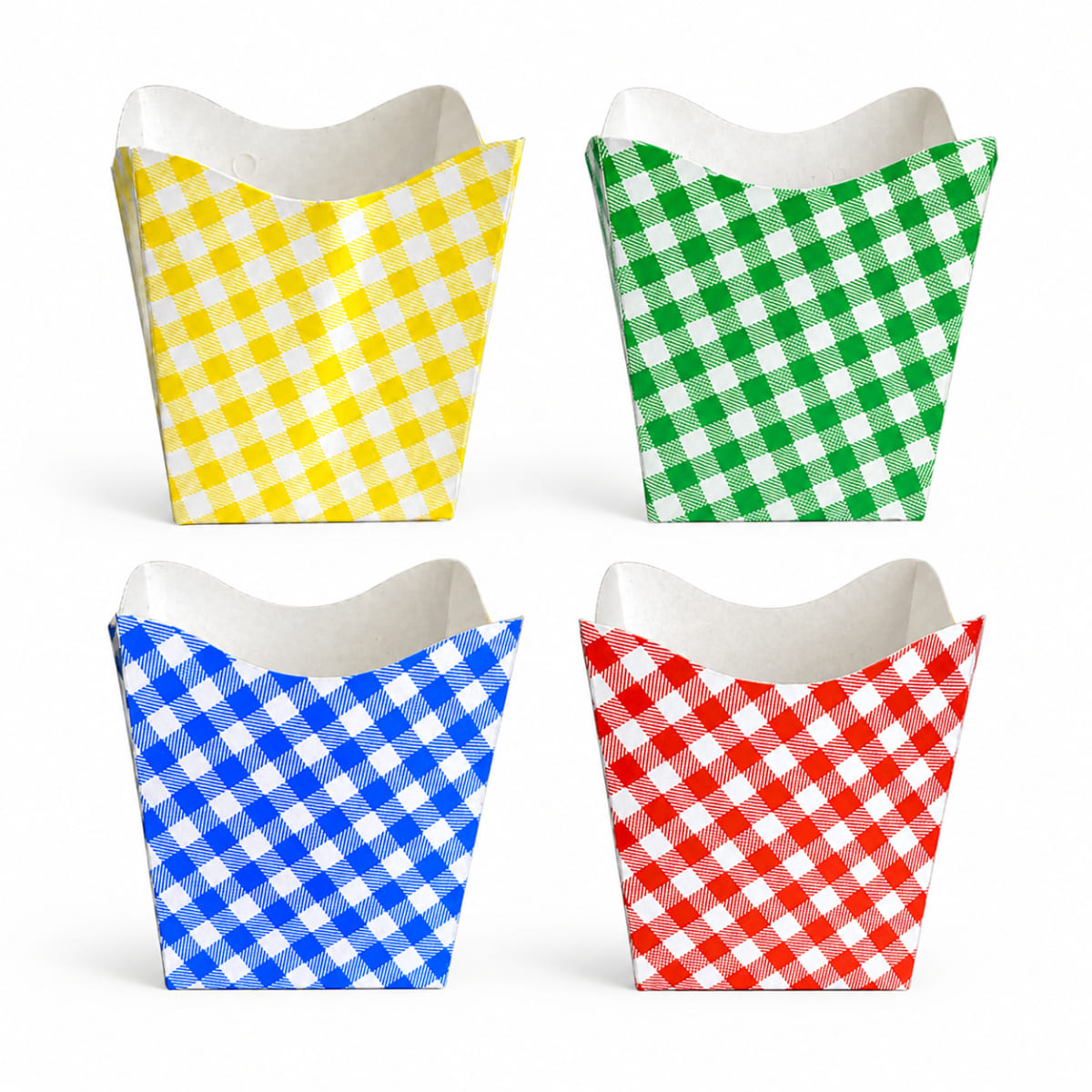 Cachepot de Papel Cartonado Xadrez 10 Unidades