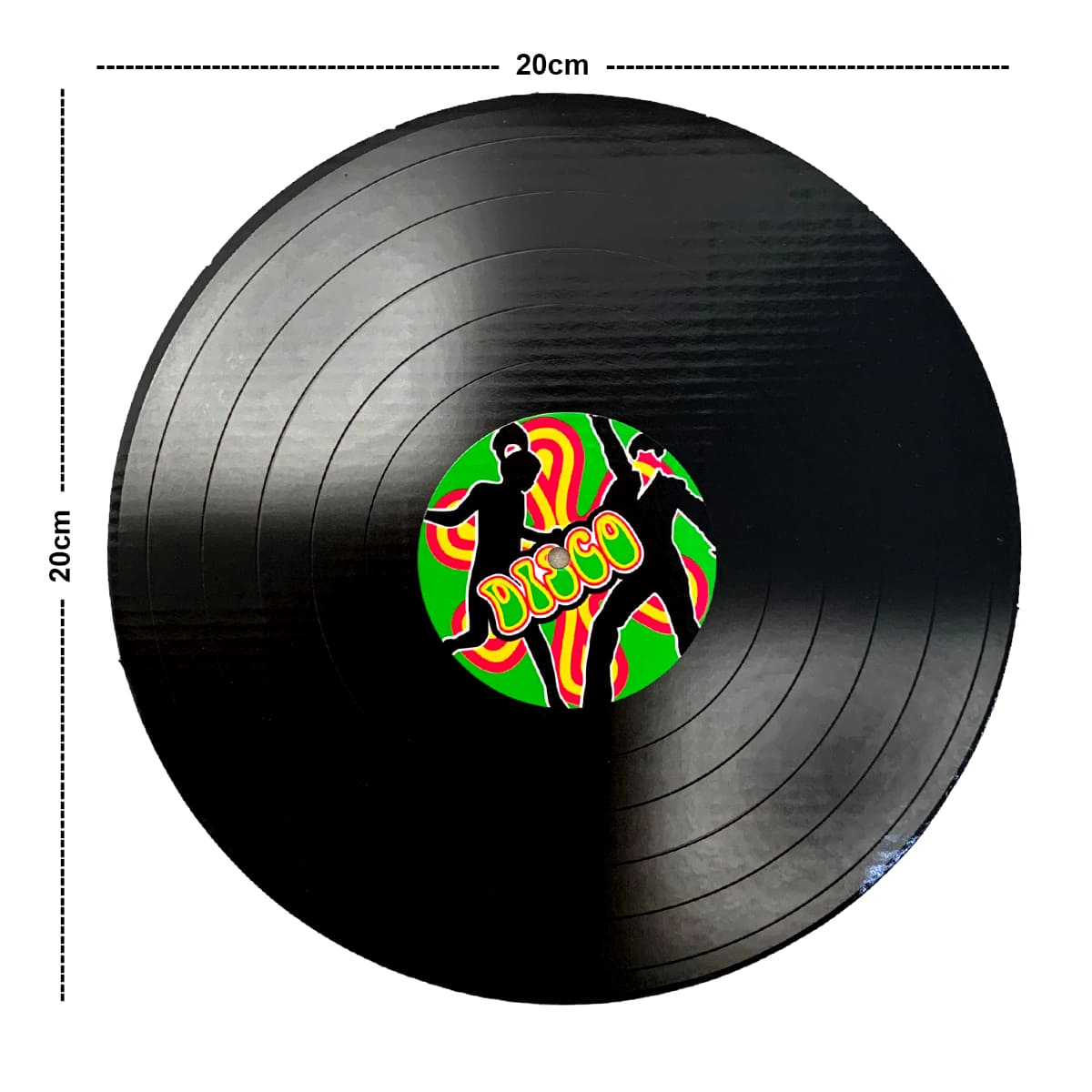 Kit Painel Decorativo Disco de Vinil Festa Retrô