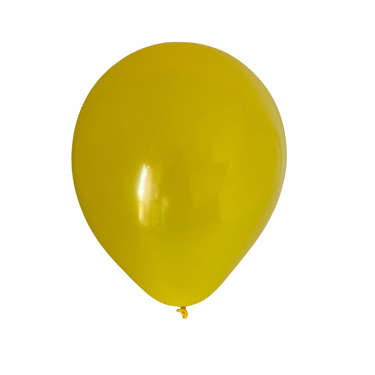Balão Festball Liso Amarelo 9" Polegadas - 50 unidades