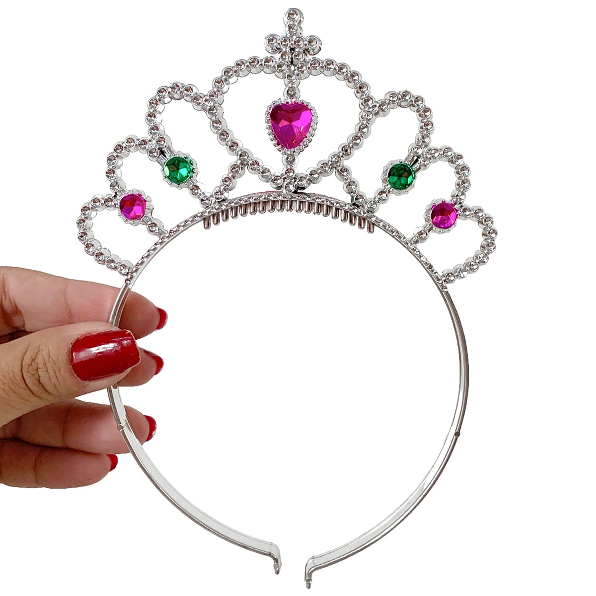 Tiara Acessório Coroa Princesa Coração