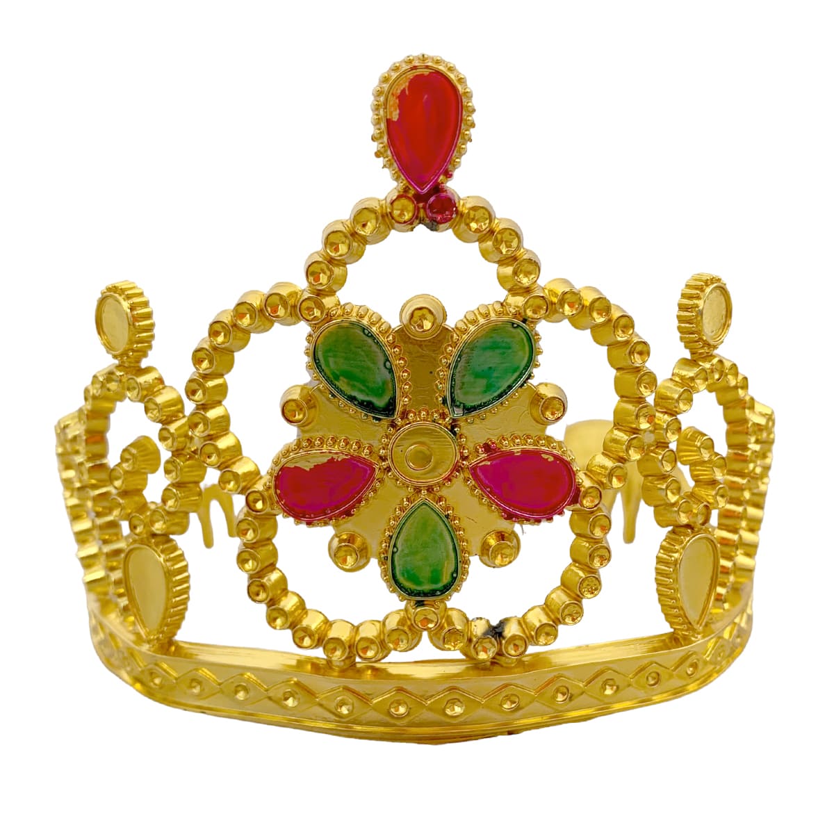 Coroa Dourada de Princesa Acessório para Fantasia