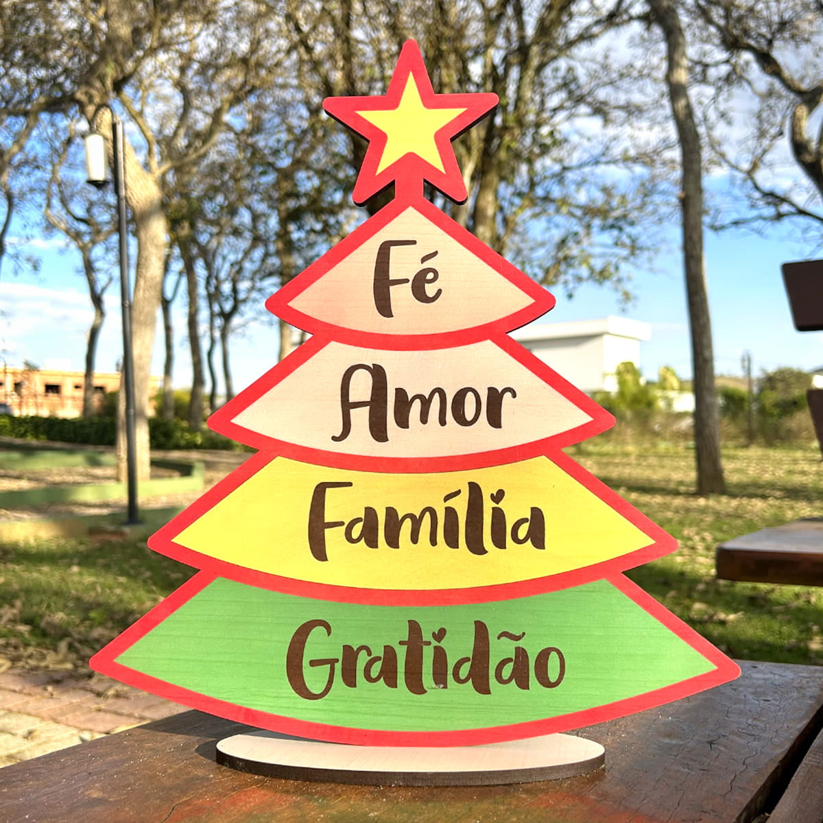 Árvore de natal MDF - grande