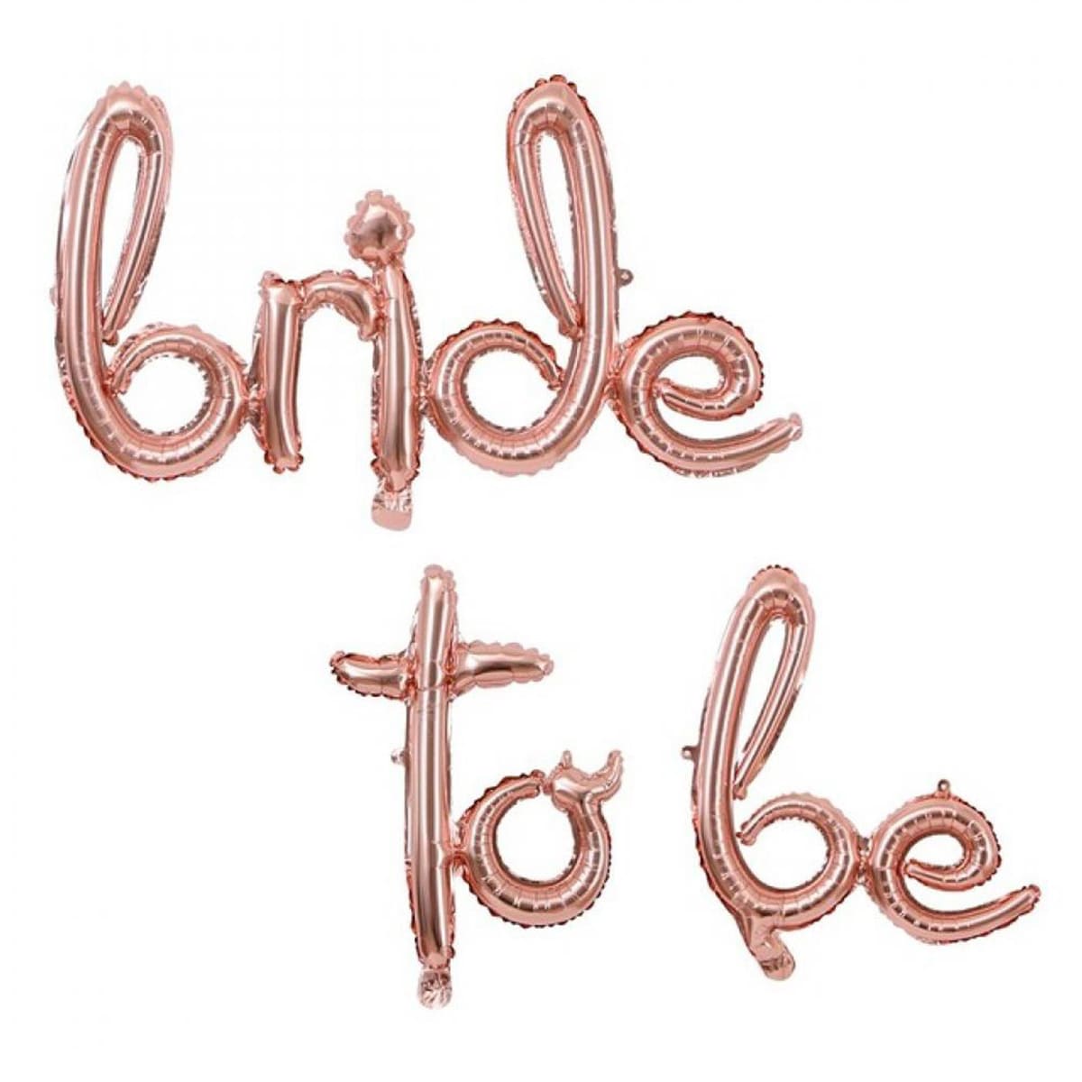 Kit Balão Metalizado Bride To Be Rose Gold