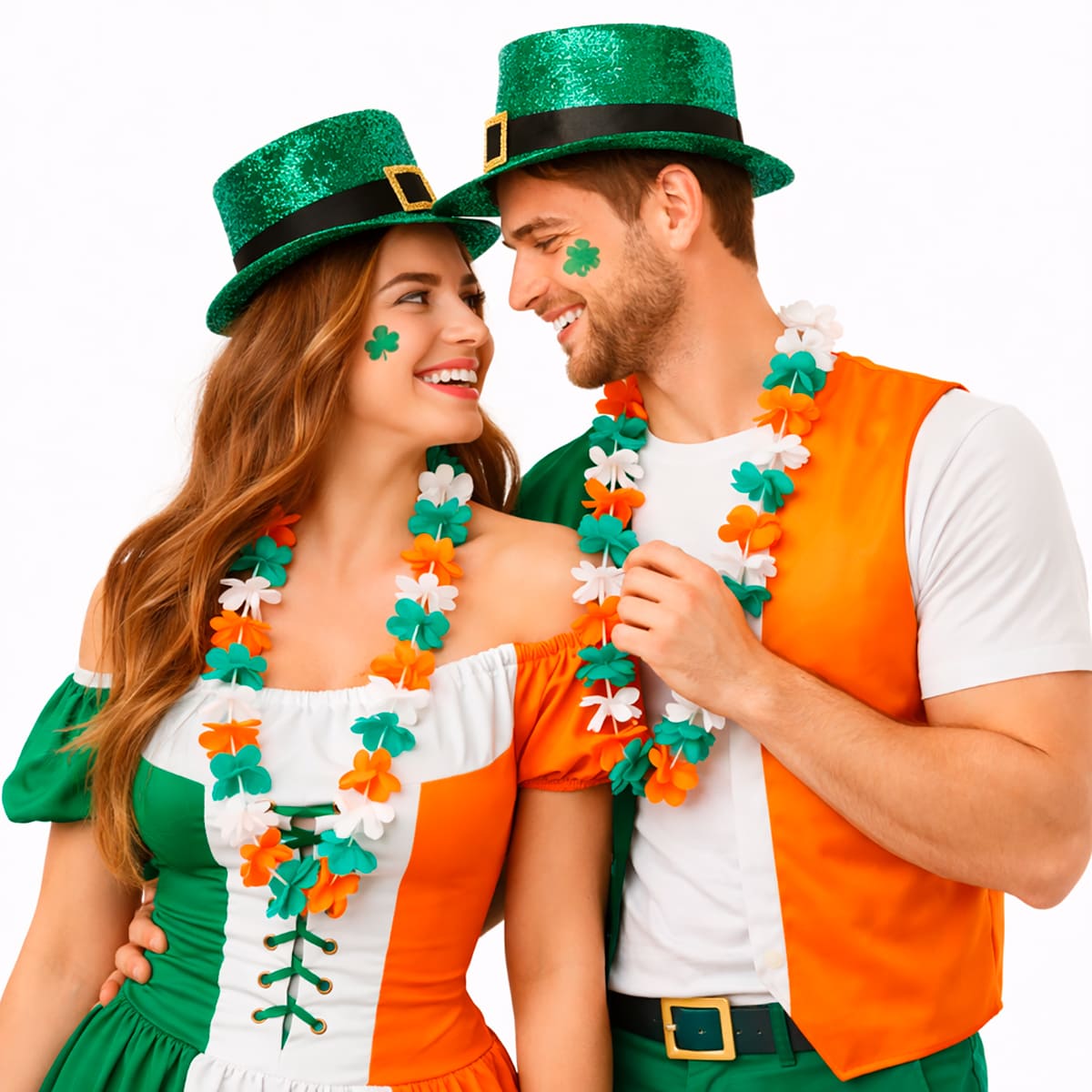 Colar Havaiano Tradicional Saint Patricks - 12 unidades