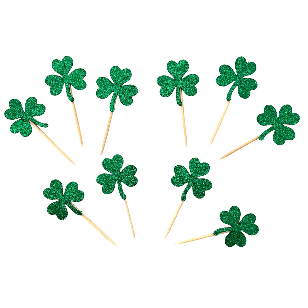 Palito Decorativo para Aperitivos Trevo Festa St Patrick's Day 