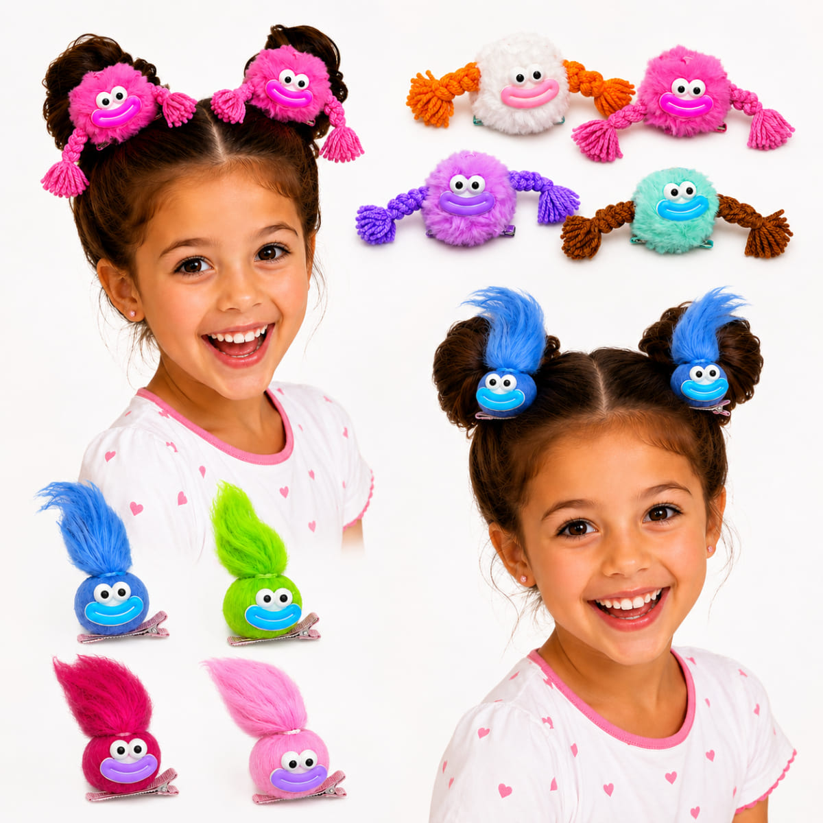 Presilha Monstrinho Cabelo Maluco Escolha o Modelo