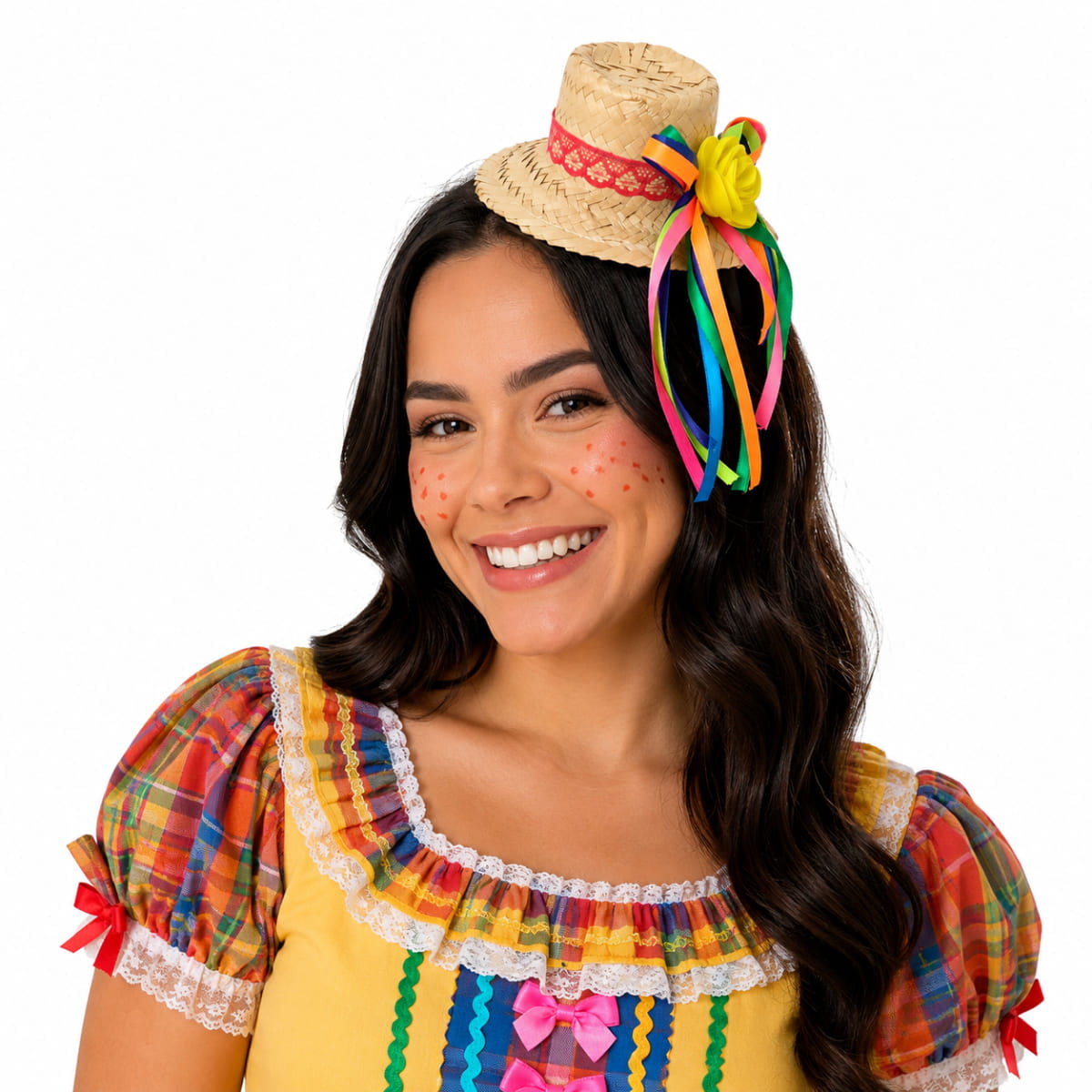 Tiara Primavera Acessório de Festa Junina Arraiá