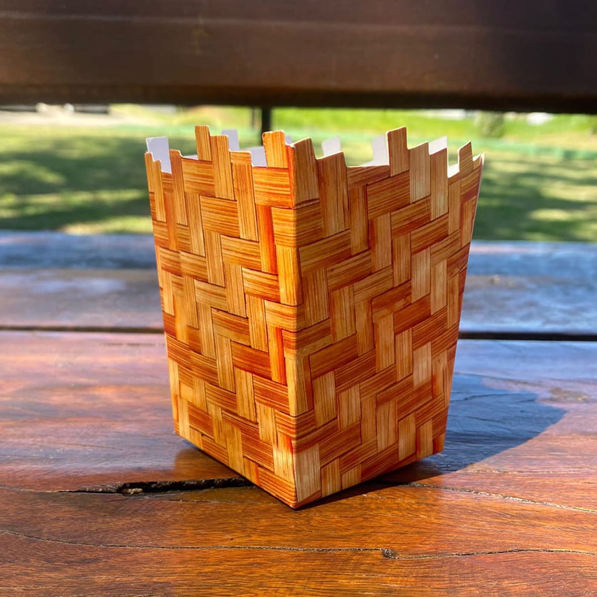 Cachepot de Palha Papel com 6 Unidades 