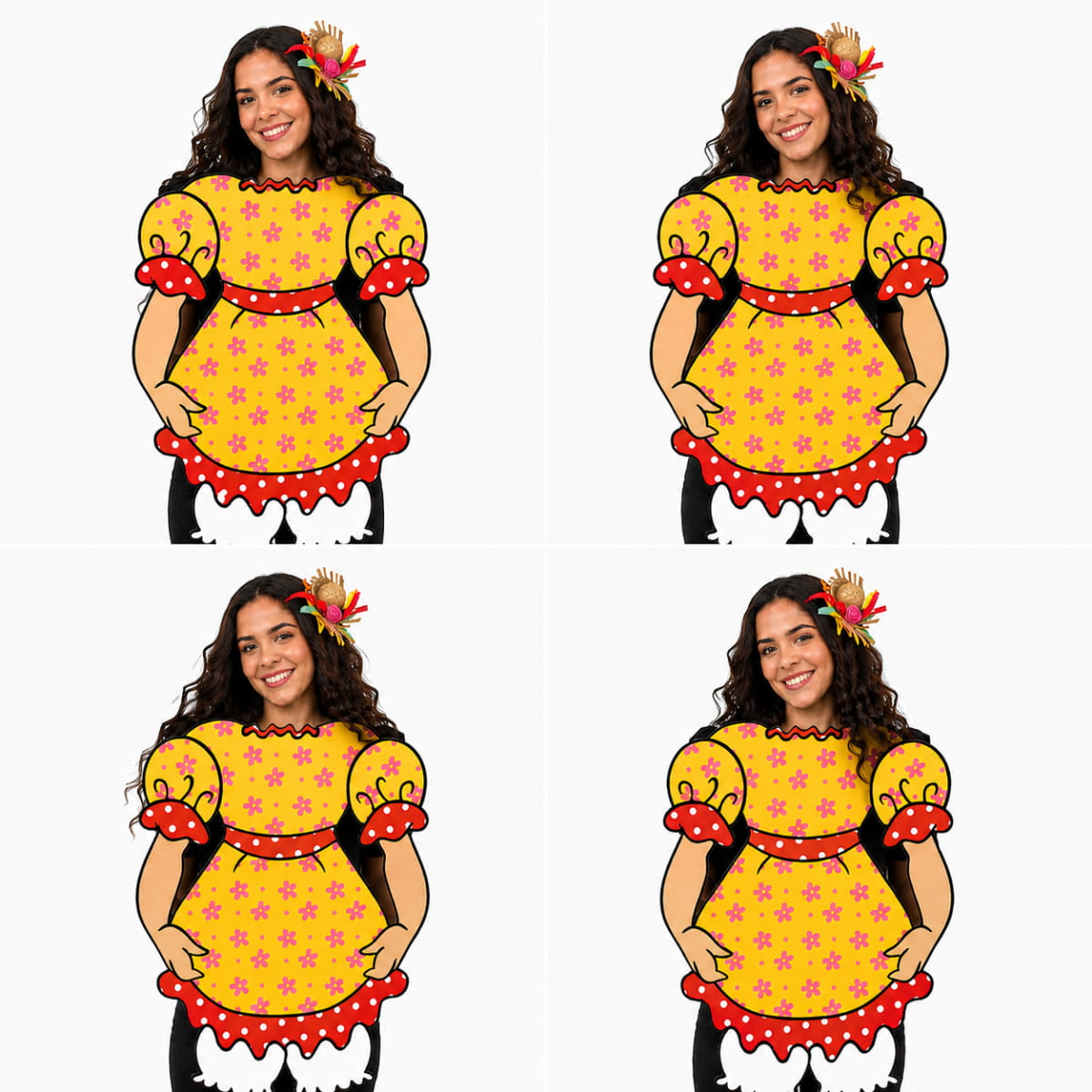 Painel Decorativo para Fotos Vestido Caipira Arraiá