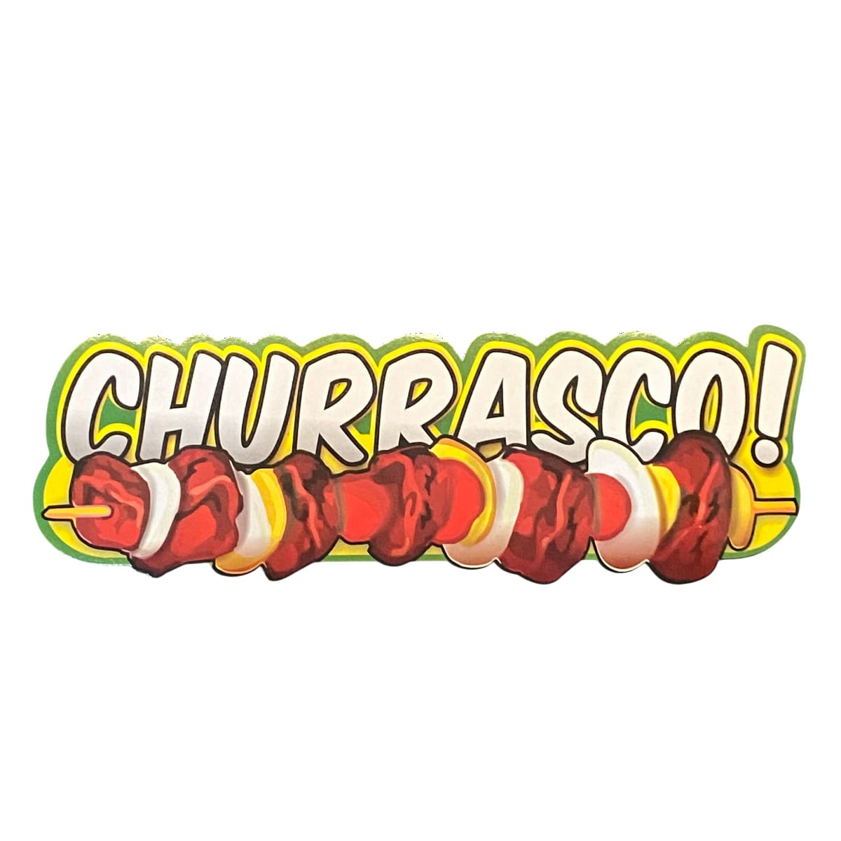 Plaquinha Decorativa Escrita Churrasco