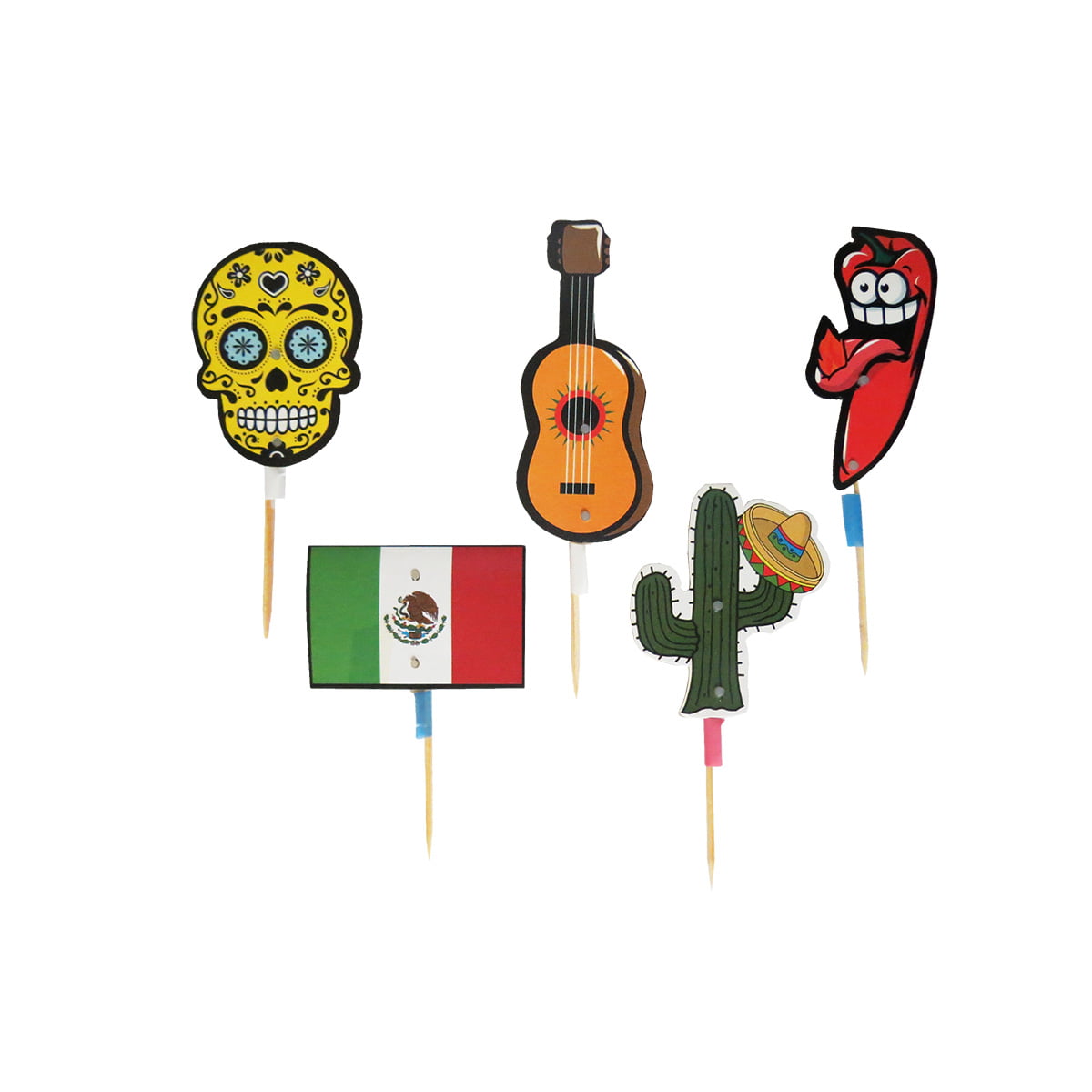 Palito Decorativo Mexicano - 10 unidades