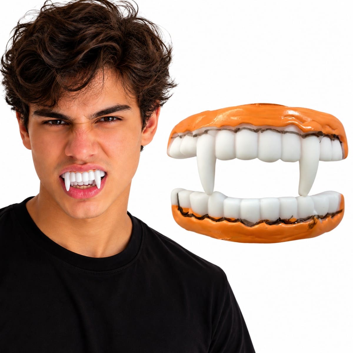 Dentadura Dupla Vampiro Makeup Teeth