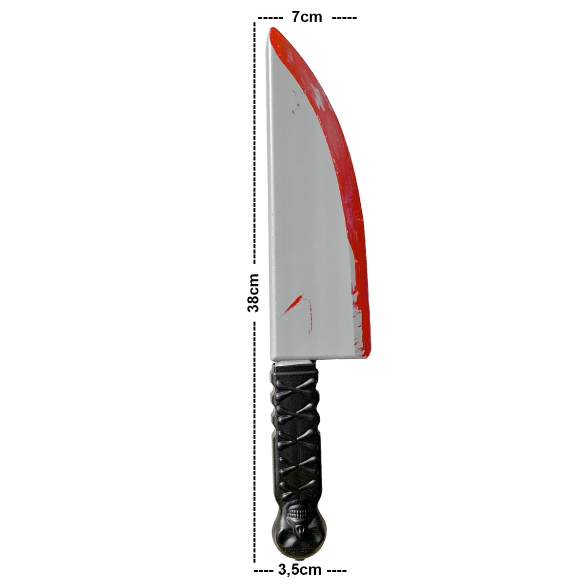 Faca assassino sangrenta 33 cm: Acessórios,mascarilhas e fatos de carnaval  - Vegaoo