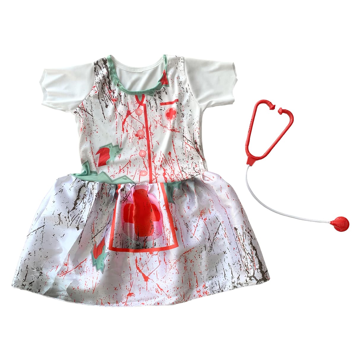 Fantasia Infantil de Zumbi Spooktacular Assustadora Com Machado de Sangue  Dia Das Bruxas - Chic Outlet - Economize com estilo!