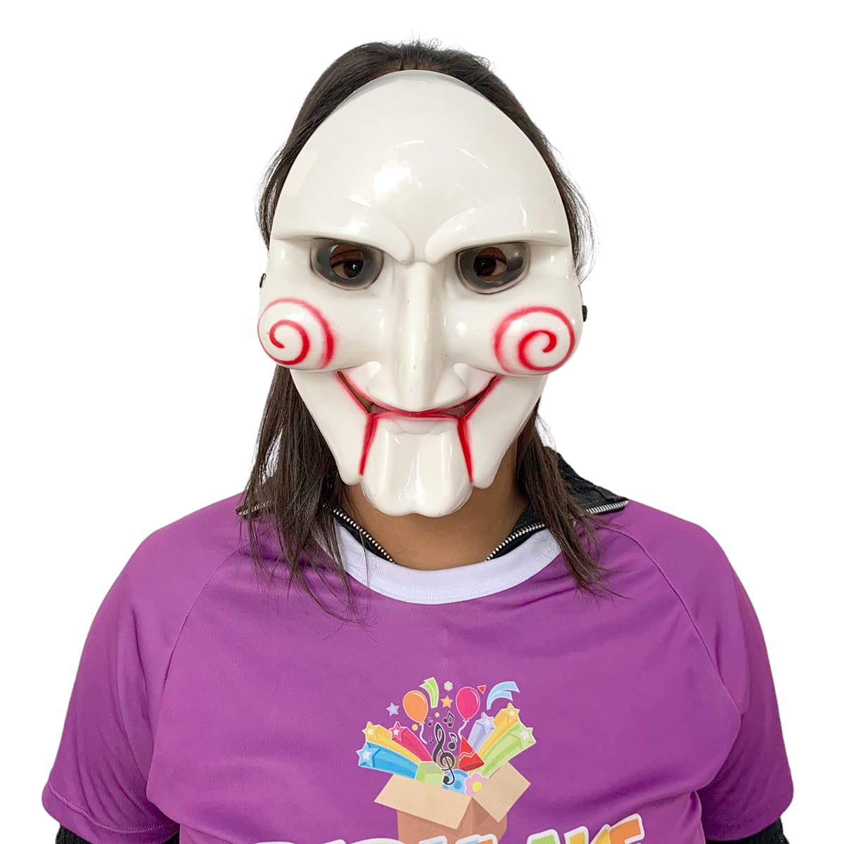 Mascara Jogos Mortais Jigsaw Halloween Terror no Shoptime