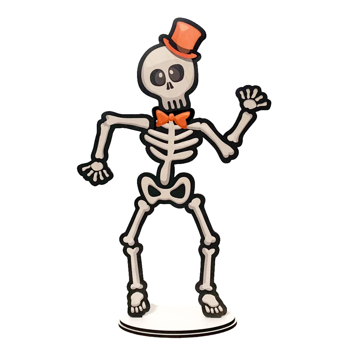 Enfeite Esqueleto Decorativo Halloween em MDF