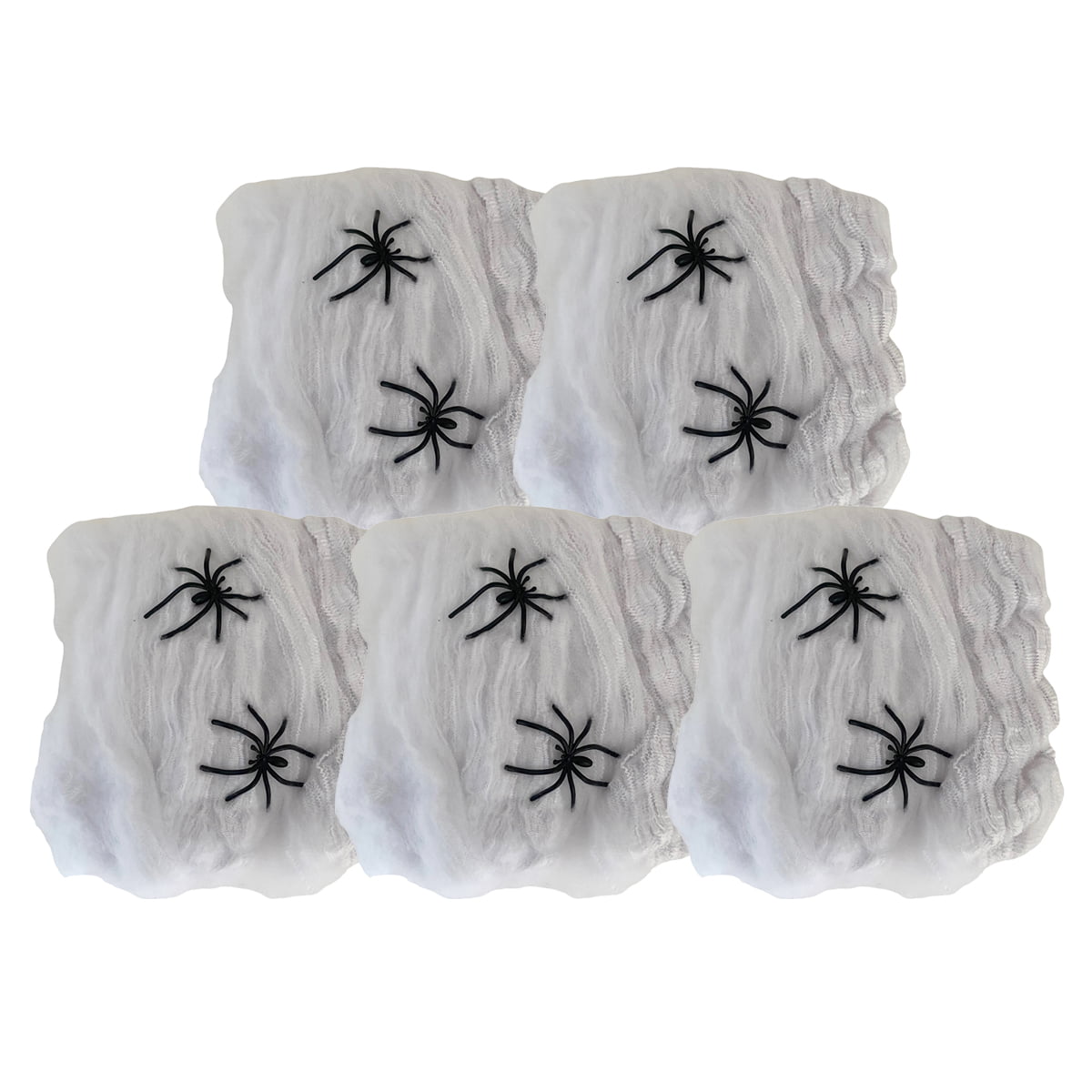 Kit Com 5 Teia De Aranha Decoração Halloween Homem Aranha