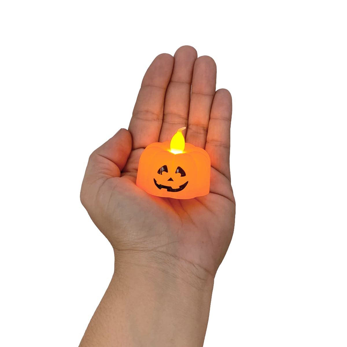 Vela LED Articasa Halloween - Decoración De 8.25 X 25 Cm, Multicolor, Funciona Con Pilas