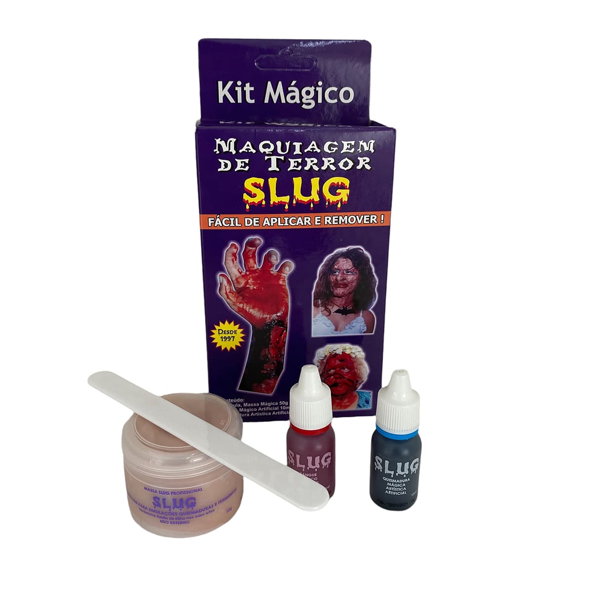 Kit Maquiagem de Terror Slug