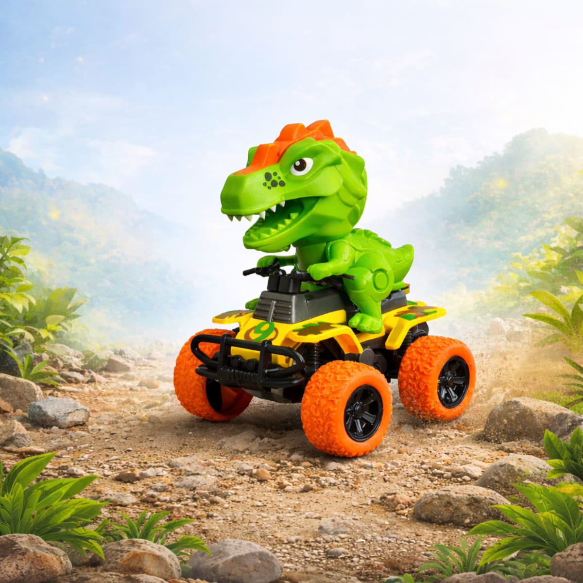 Brinquedo Carrinho Dino com Fricção