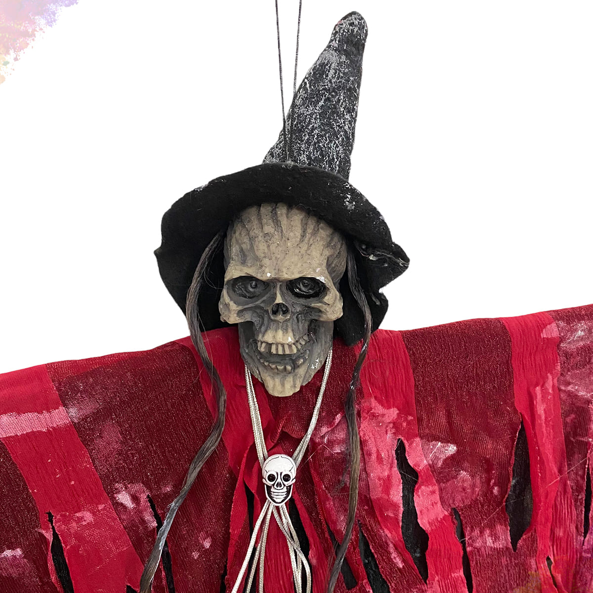 Caveira Baltasar Decorativa Halloween 42x15x10cm Dia Das Bruxas