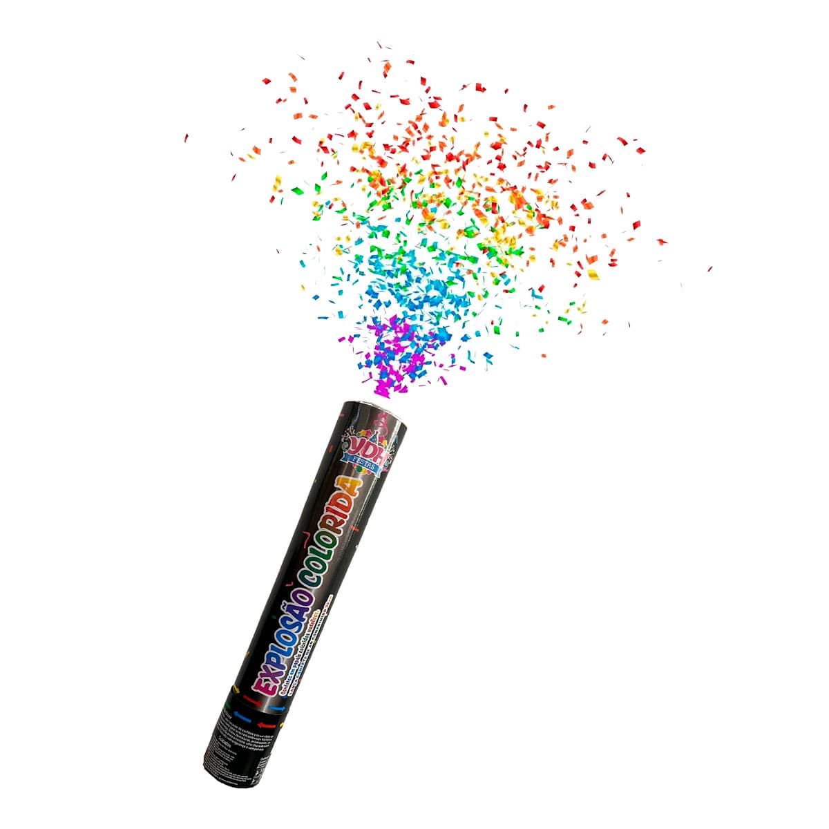 Lança Confetes Colorido Explosão Colorida 30 cm