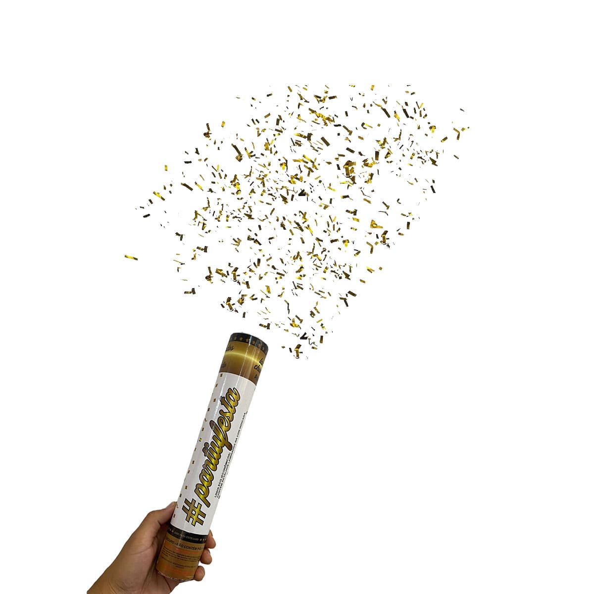 Lança Confete Metalizado Dourado 30 cm