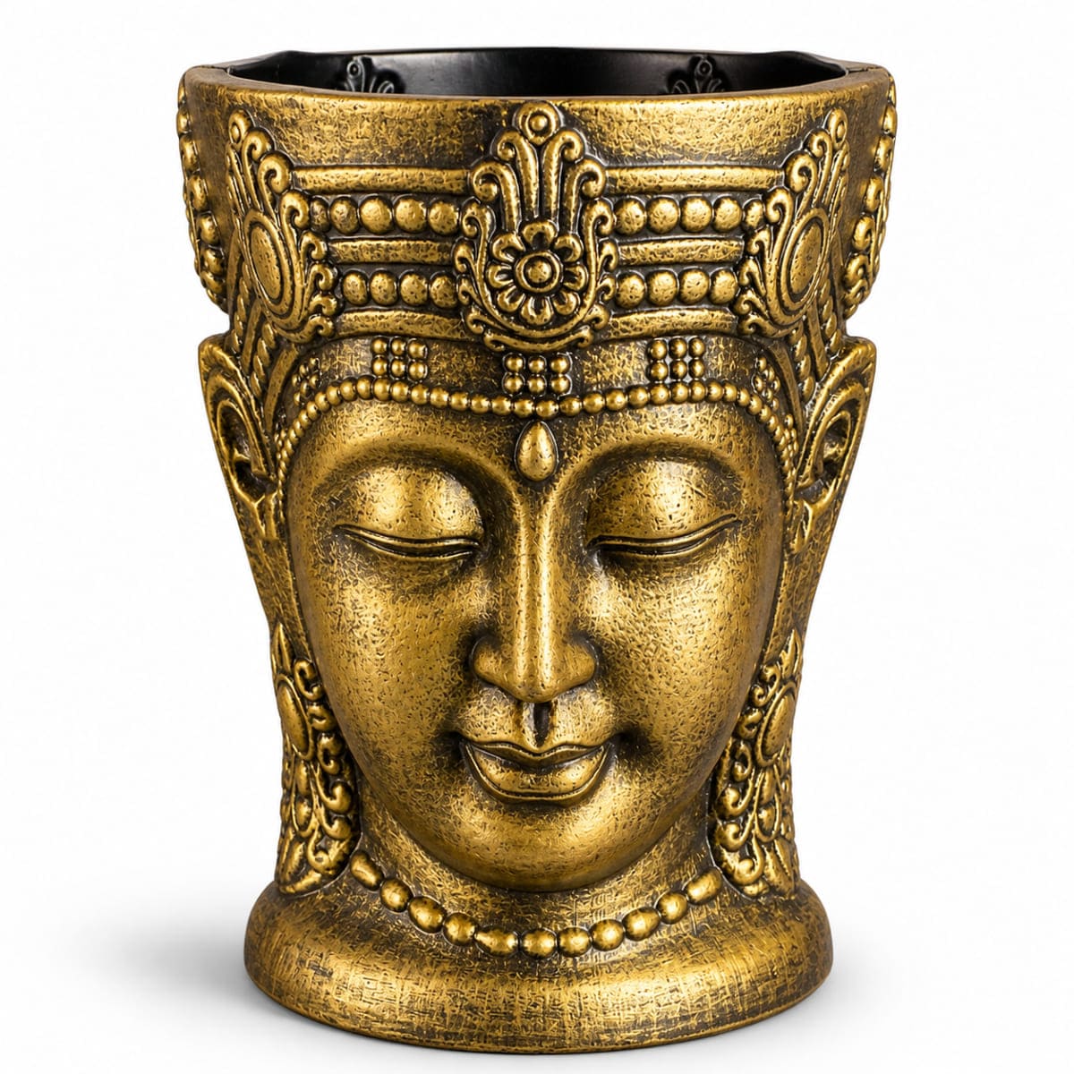 Cachepot Decorativo de Plástico Grande Buda