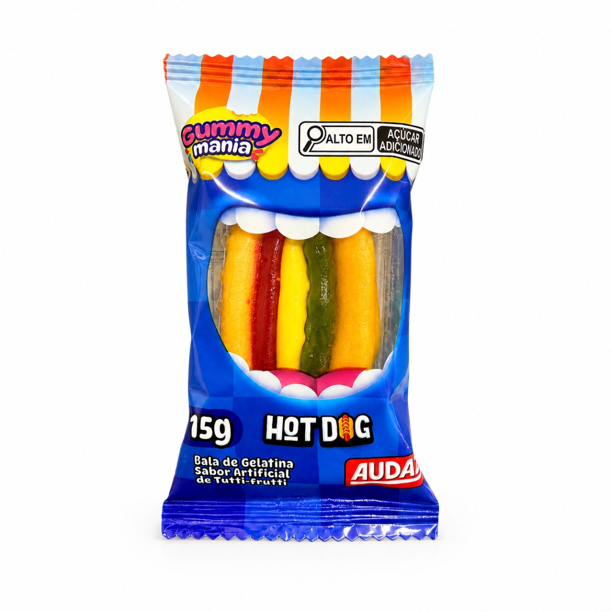 Gummy Mania Hot Dog Cachorro Quente 15 gramas - Unidade