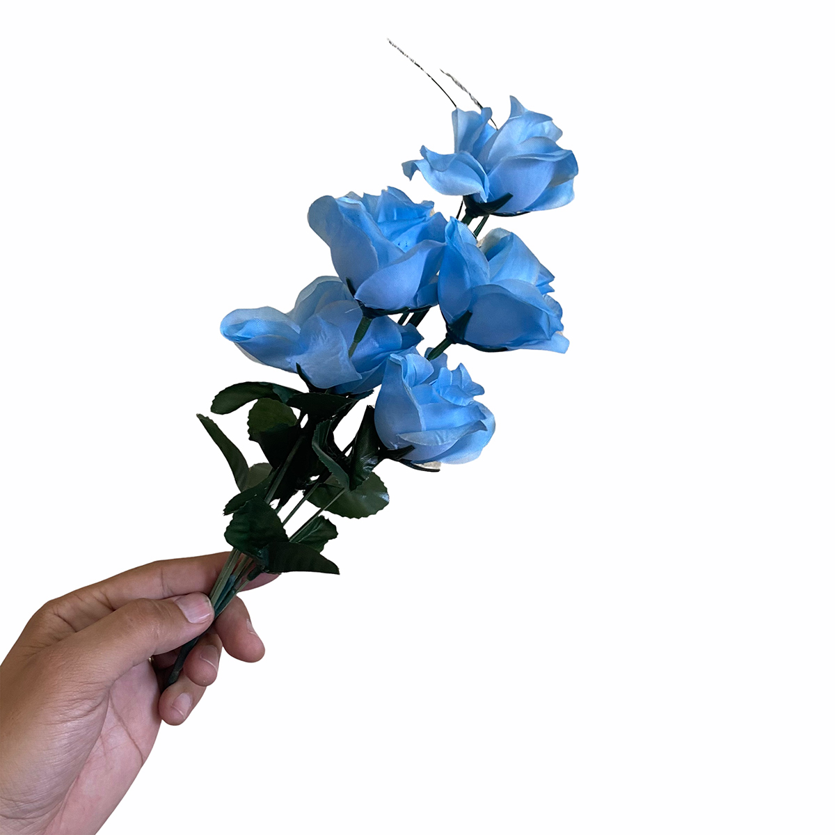 Flor Artificial Azul Unidade