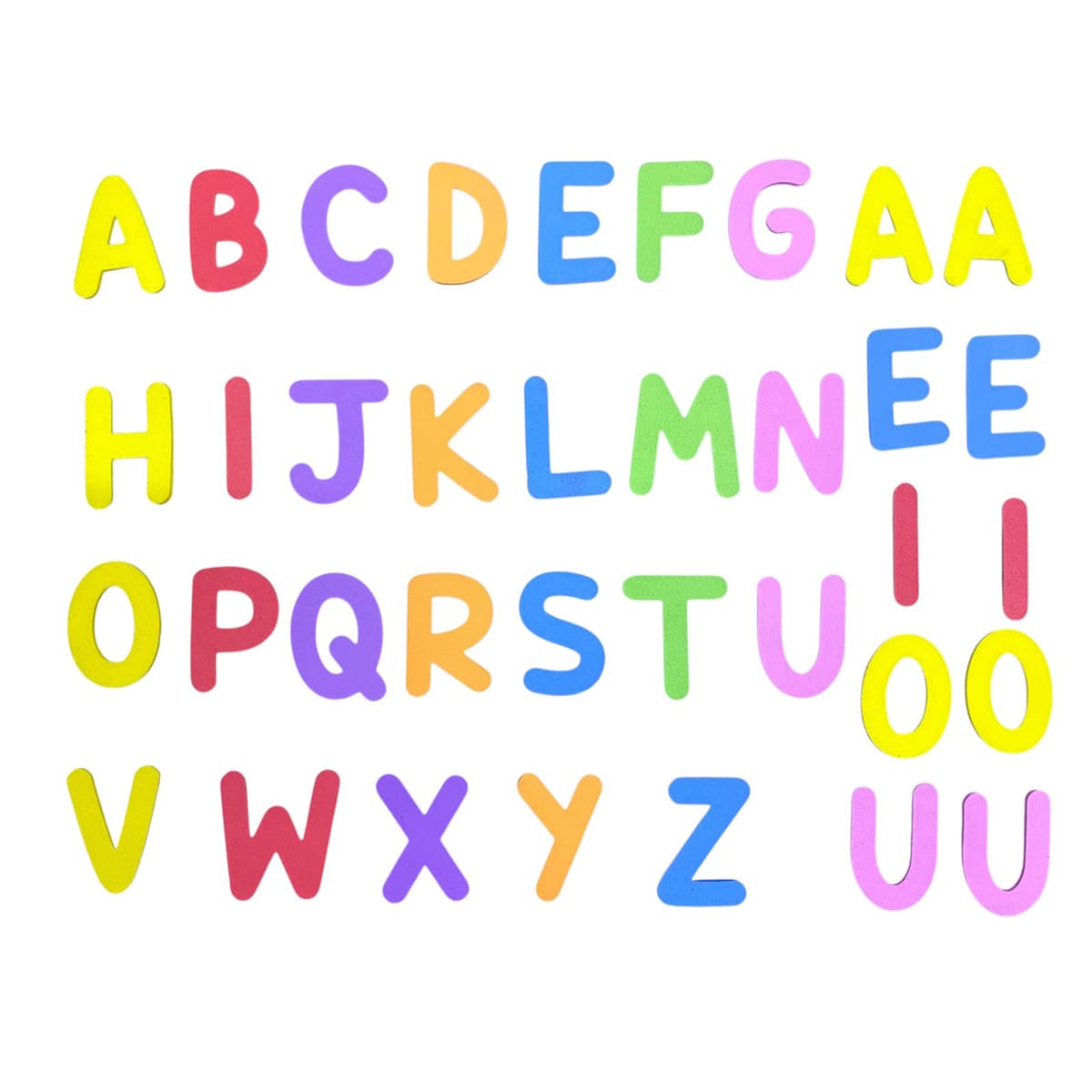 Alfabeto Mini Letras EVA c/36 Letrinhas