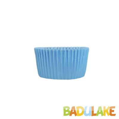 Forminha Cupcake Liso Azul Claro - 45 unidades
