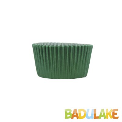 Forminha Cupcake Liso Verde - 45 unidades
