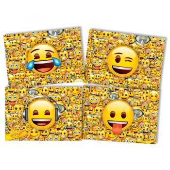 Painel Decorativo Emoji - 4 lâminas