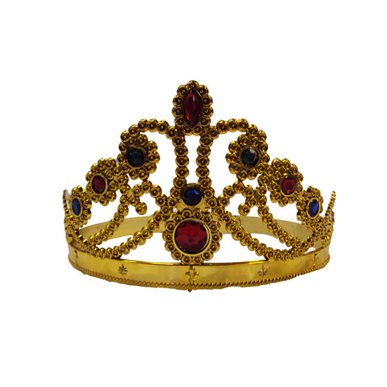 Coroa Princesa Luxo Dourada