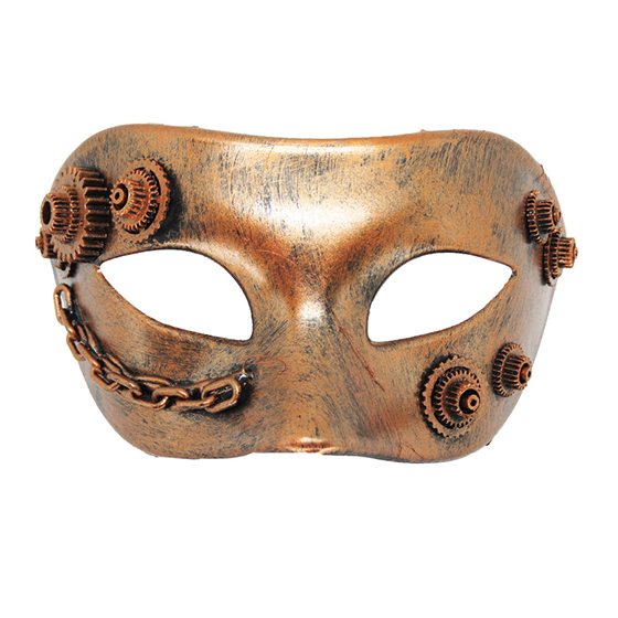 Máscara Steampunk Bronze