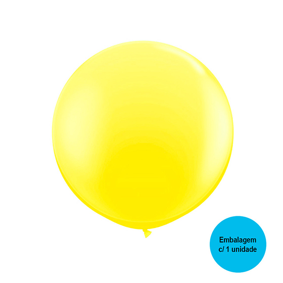 Balão Festball Big Amarelo