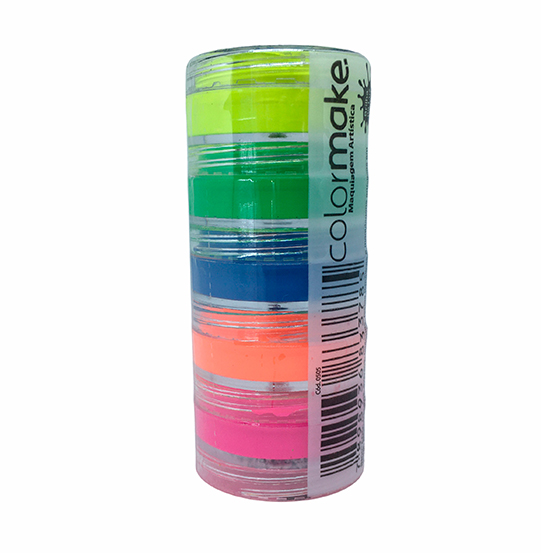 Tinta Cremosa Fluorescente Colormake 5 Cores - 4g (cada)