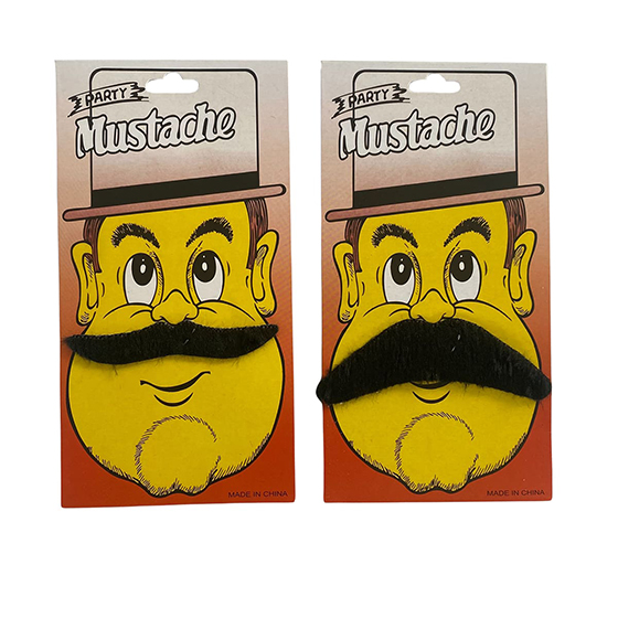 Bigode Postiço Mustache Realista Modelos Sortidos