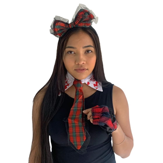 Kit Zumbi Feminino Importado Halloween Cosplay